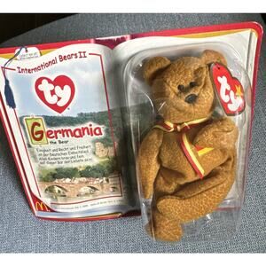 TY Bear Plush Toy Vintage Collection 1990 McDonalds II GERMANIA Exclusive Toy